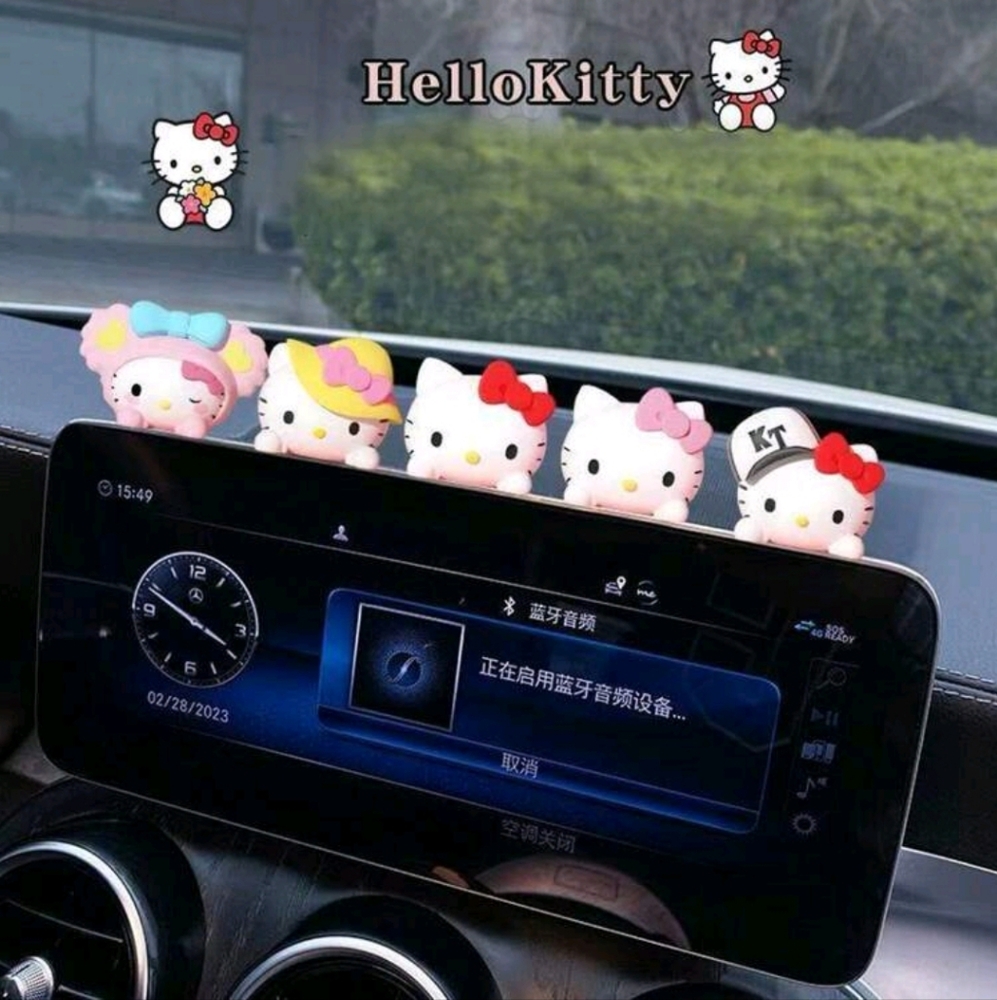 Sanrio Hello Kitty Mirror‎ Charms - Pink, Yellow, Blue